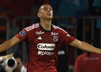 Un gol que le faltaba a Miguel Monsalve en el DIM