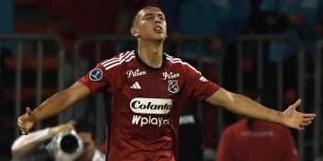 Un gol que le faltaba a Miguel Monsalve en el DIM