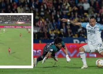 Por si había alguna duda en el gol de Leo Castro en partido sin VAR