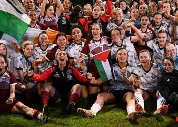 La Selección Femenina de Palestina jugó partido histórico en Dublín