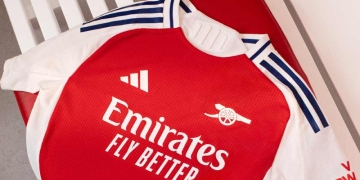 Nueva camiseta adidas del Arsenal para la temporada 2024/25