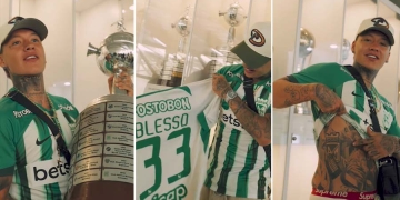 Lo mejor de la visita de Blessd a la sede de Atlético Nacional