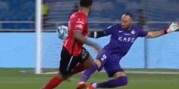 Los goles que recibió David Ospina, ¿en su penúltimo partido con Al Nassr?