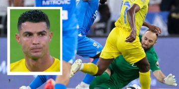 ¡Así reaccionó Cristiano Ronaldo a la expulsión de David Ospina!