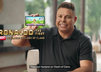 Ronaldo, Ronaldinho y Agüero bromean porque Haaland aparece en Clash of Clans