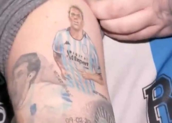 ¡El hincha de Racing que ya se tatuó a Juanfer Quintero!
