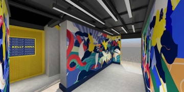 Obra de arte y camiseta para la final de la Champions League en Londres