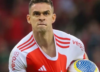 ¡Qué racha goleadora, Santos Borré! Tercer partido consecutivo marcando con Internacional