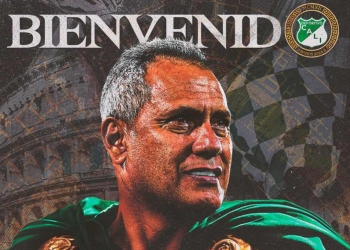 Rick Harrison muestra su apoyo al Atlético Bucaramanga antes de la final