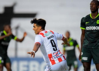El día que Matías Arezo impuso un récord con sus goles a Atlético Nacional