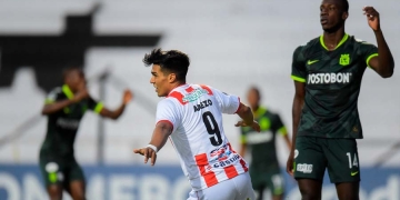El día que Matías Arezo impuso un récord con sus goles a Atlético Nacional