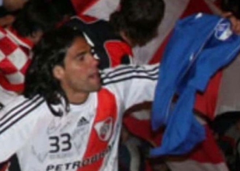 El día que Falcao celebró un título de River con la camiseta de Millonarios