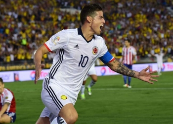 James y los otros de la actual Selección Colombia con goles a Paraguay