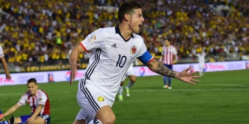 James y los otros de la actual Selección Colombia con goles a Paraguay