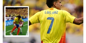 La jugada viral de Luis Díaz en el debut de la Selección Colombia