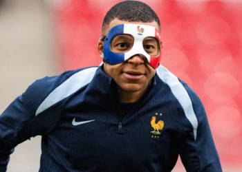 Kylian Mbappé podría jugar con una máscara en la Euro 2024