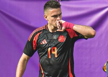 Santos Borré y los goleadores de la Tricolor con Néstor Lorenzo