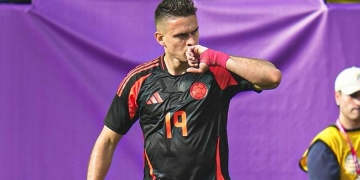 Santos Borré y los goleadores de la Tricolor con Néstor Lorenzo