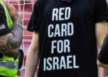 Protesta con «tarjeta roja para Israel» retrasó clasificatorio femenino a la Euro 2025