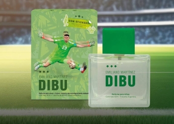 Dibu Martínez lanza línea de perfume infantil