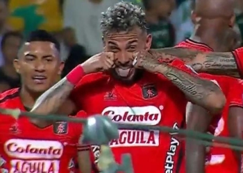 Duván Vergara, el regreso con gol y “la bronca” con la que salió del Atanasio