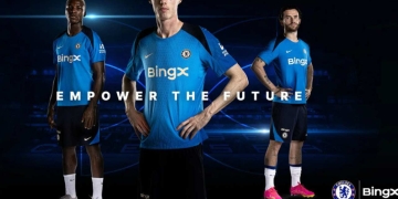 Chelsea anuncia a BingX como nuevo socio en el uniforme de entrenamiento