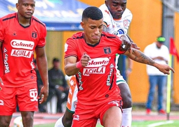 Cristian Barrios, su jugadota viral ante Envigado y otro gol con la camiseta escarlata