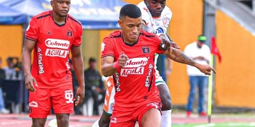 Cristian Barrios, su jugadota viral ante Envigado y otro gol con la camiseta escarlata