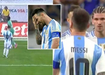 Lo que le dijo De Paul a Messi tras fallar su penal en la Copa América