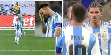 Lo que le dijo De Paul a Messi tras fallar su penal en la Copa América