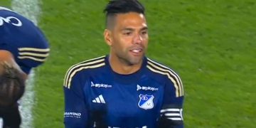 Lo mejor del primer partido de Falcao en Millonarios: arenga, placa, números