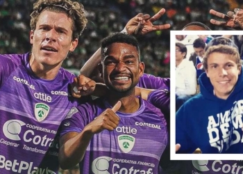 Felipe Acosta, hincha de Millonarios y con goles consecutivos a Santa Fe y Nacional