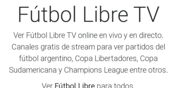 Bloqueo de Futbol Libre y MegaDeportes: Streaming ilegal detenido