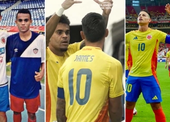 Un día le pides una foto, al otro le pones la corona. ¡De Luis Díaz y James Rodríguez!