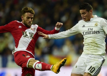 Los números de James en LaLiga y cómo le fue enfrentando a Rayo Vallecano