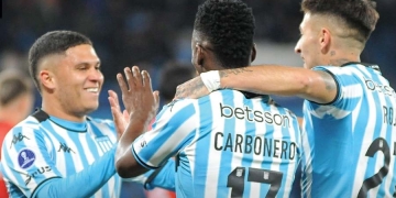 Primer doblete de Johan Carbonero en Racing… ¡EN LA SUDAMERICANA!