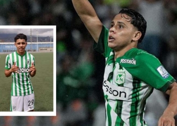 Kevin Parra, canterano, hincha verdolaga y el sueño cumplido con un gol en el Atanasio