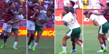 La agresión a Richard Ríos de la polémica en Brasil