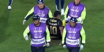 Increíble, Millonarios. ¡Otra vez Daniel Cataño salió lesionado!