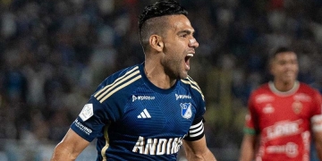 Falcao, “la sensación maravillosa” por su primer gol con Millos y reconocimiento a Aristizábal
