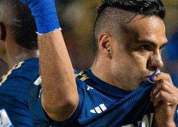 Falcao, el gol que soñó toda la vida y el beso al escudo de Millonarios