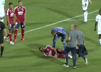 ¿¡Qué le pasó a Varela!? La lesión que lamenta el DIM a una semana del partido con Lanús