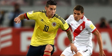 Selección Colombia y sus goleadores en Perú por Eliminatorias: James, el primero