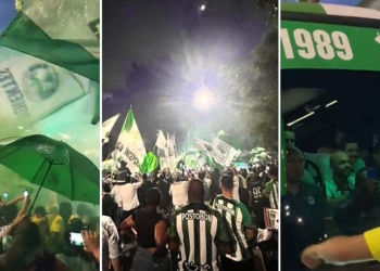 Fidelidad sin límites: la hinchada verdolaga que siempre está presente