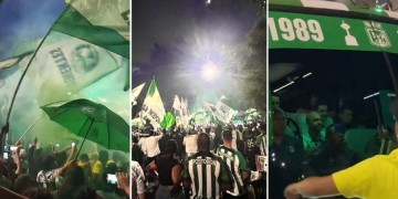 Fidelidad sin límites: la hinchada verdolaga que siempre está presente