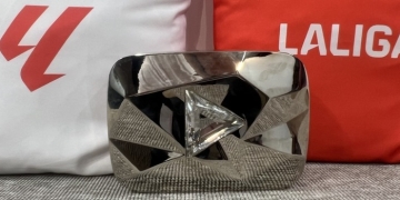 Botón diamante Youtube La Liga