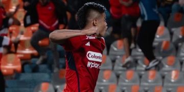 El del Chino Sandoval, uno de los goles que la hinchada del DIM nunca olvidará