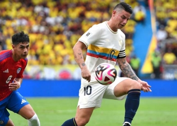 La zurda de James, SIEMPRE protagonista y así lo fue ante Chile
