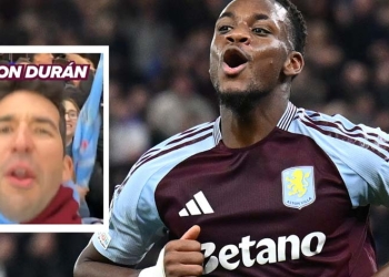 El canto de los hinchas de Aston Villa: “Jhon Durán is on my mind, and he’s…”