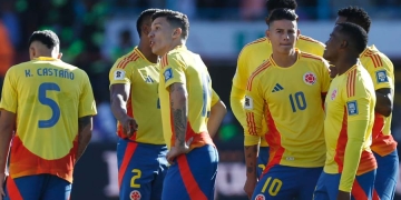 Colombia, la segunda en perder con ventaja numérica en más de 70 minutos en Eliminatorias